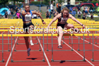 Senior womens 100 metres hurdles, 2021 Northern Senior and Under-20s Champs., Leigh. Photo: David T. Hewitson/Sports for All Pics